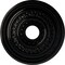 Ekena Millwork Orleans Ceiling Medallion (Fits Canopies up to 4 5/8"), 17 5/8"OD X 3 5/8"ID X 1 7/8"P, Black Pearl CM17OLBPS - alternate 1